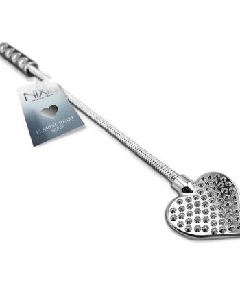 Flaming Heart Riding Crop